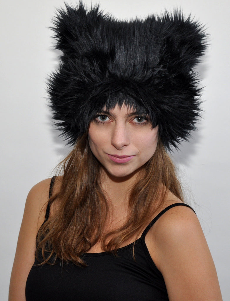BLACK BEAR  "Ears" Hat