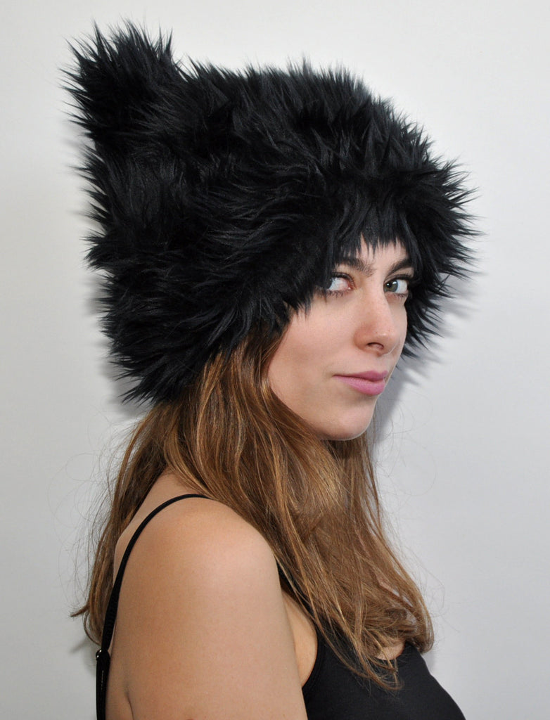 BLACK BEAR  "Ears" Hat