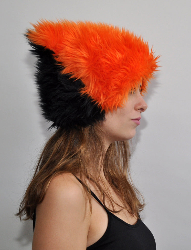GO ORANGE & BLACK "Ears" Hat