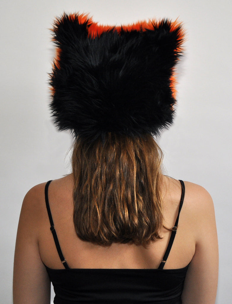 GO ORANGE & BLACK "Ears" Hat