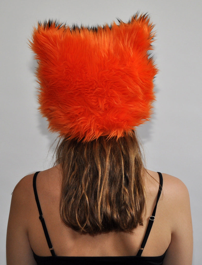 GO ORANGE & BLACK "Ears" Hat