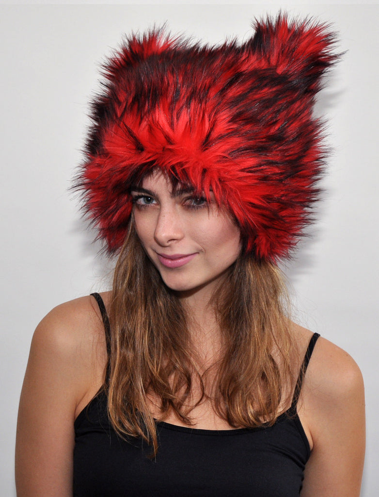 RED WOLF "Ears" Hat