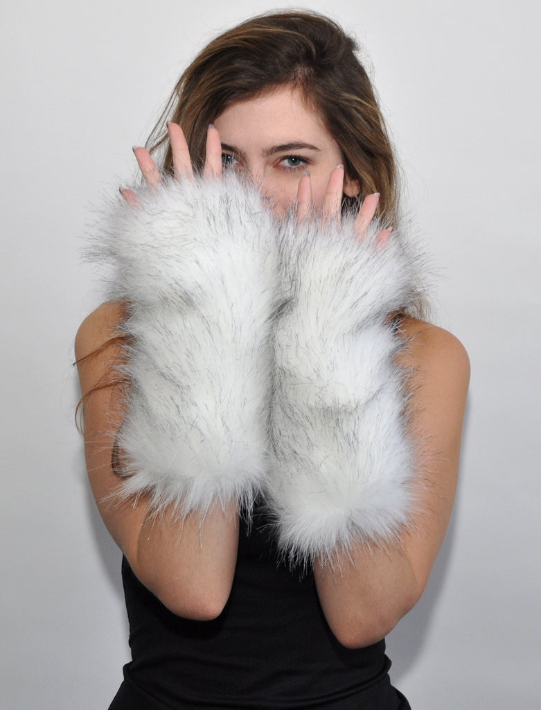 SIBERIAN FOX MITTS