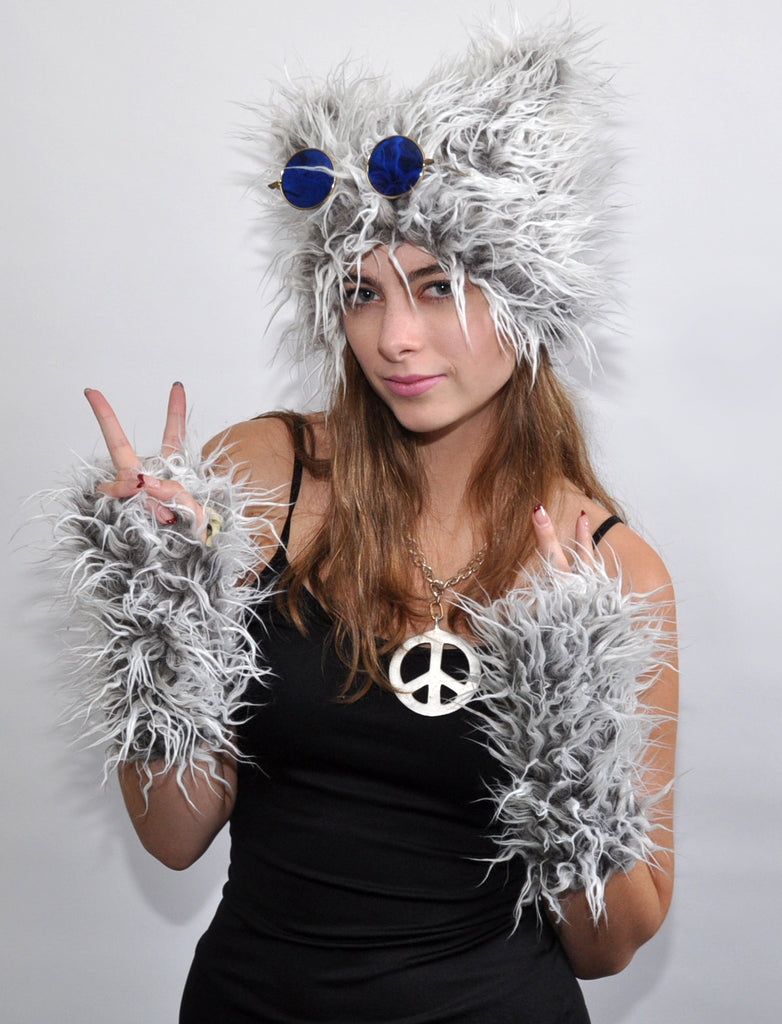 SIGNATURE SHAG MITTS