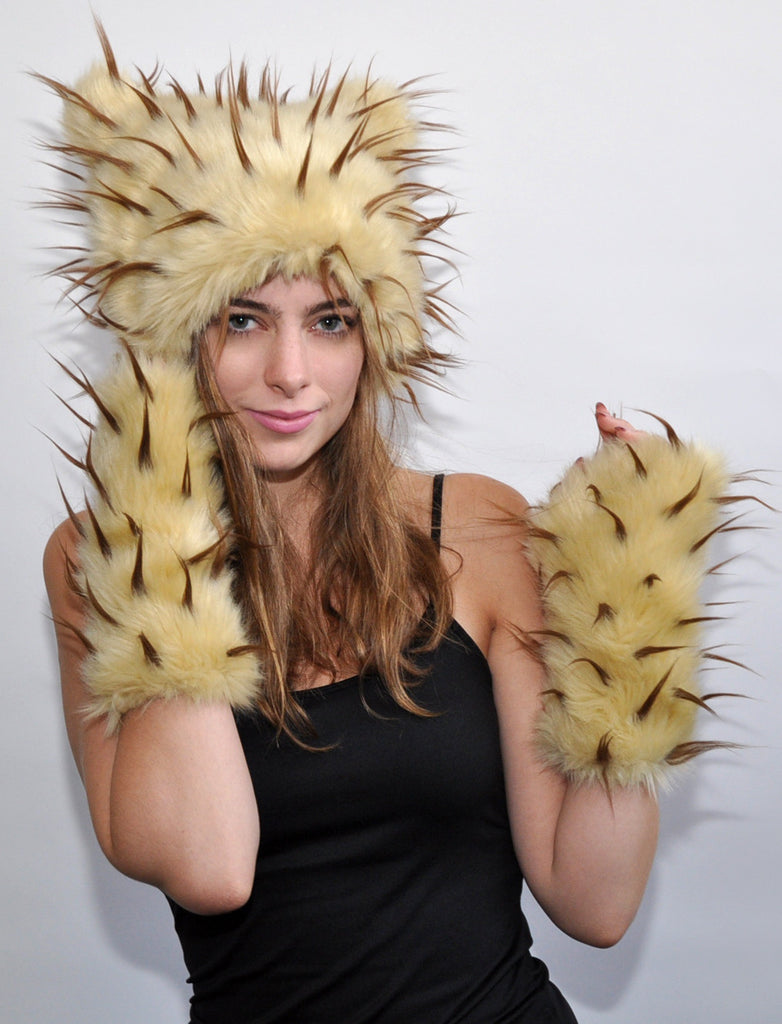 TIPSY BROWN ON TAN "Ears" Hat