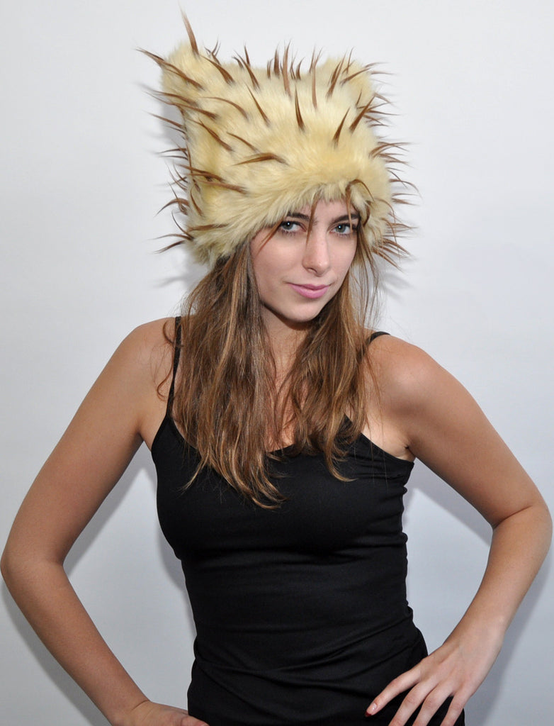 TIPSY BROWN ON TAN "Ears" Hat