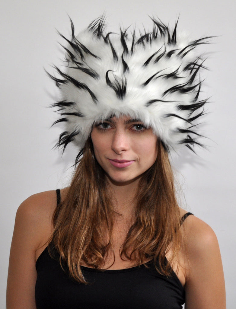 TIPSY BLACK ON WHITE "Ears" Hat