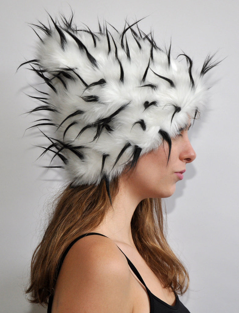 TIPSY BLACK ON WHITE "Ears" Hat