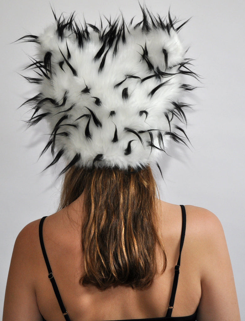 TIPSY BLACK ON WHITE "Ears" Hat