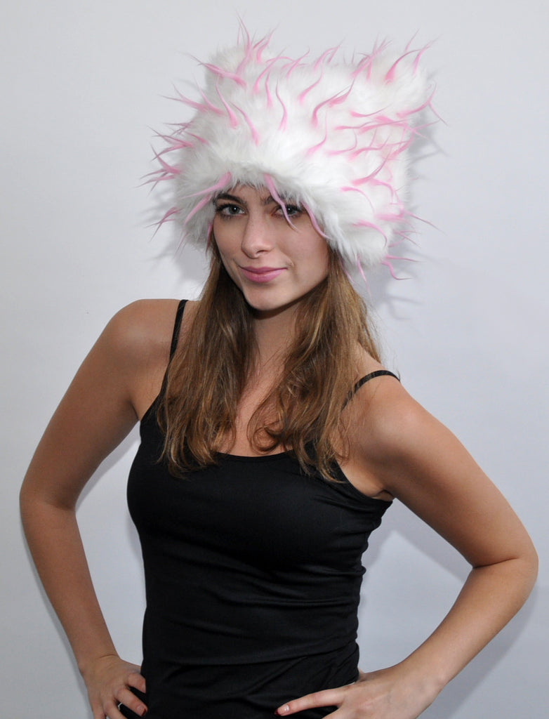 TIPSY PINK ON WHITE "Ears" Hat