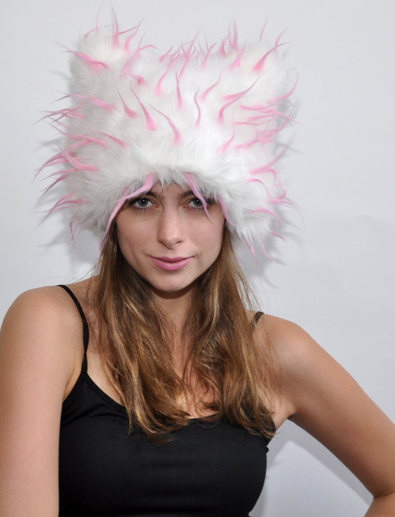 TIPSY PINK ON WHITE "Ears" Hat