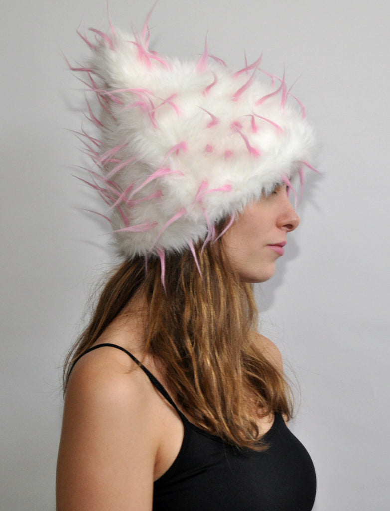 TIPSY PINK ON WHITE "Ears" Hat