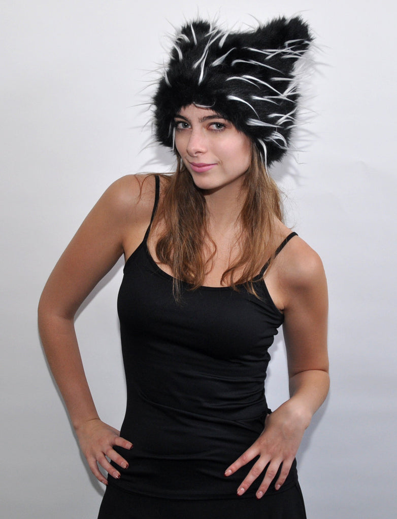 TIPSY WHITE ON BLACK