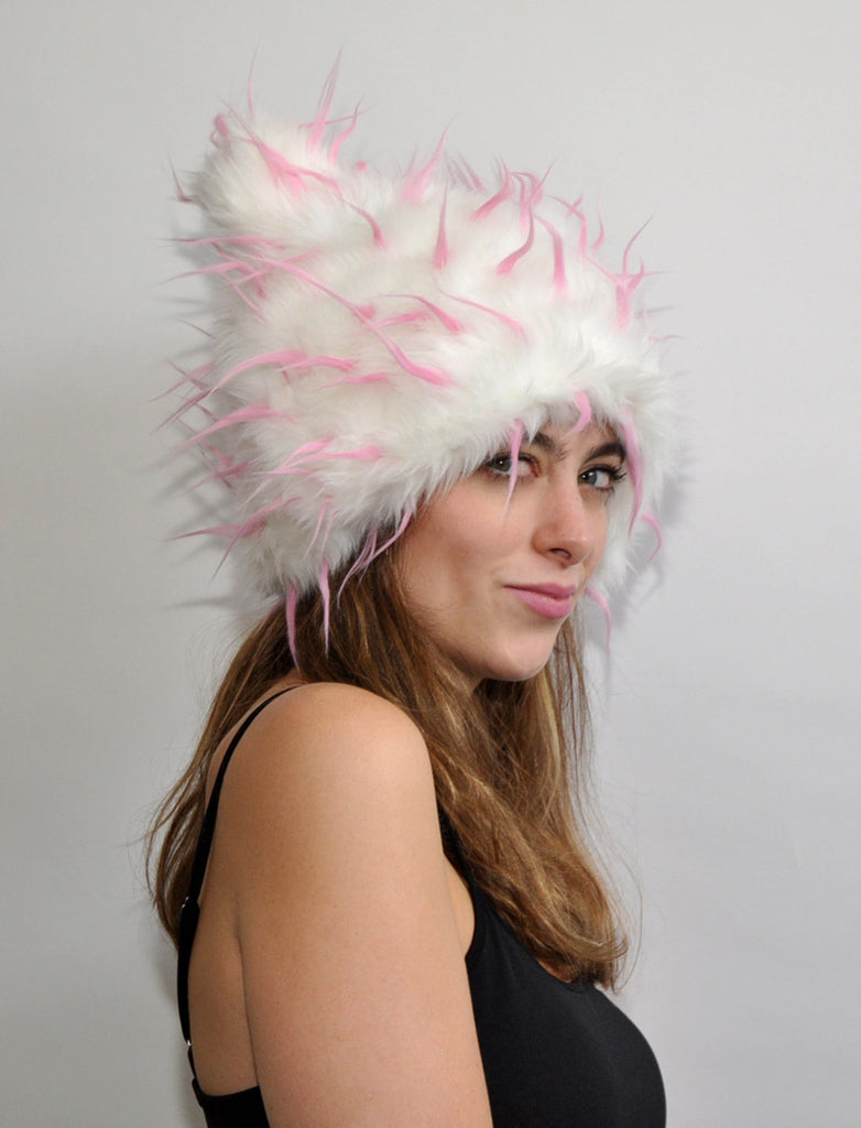 TIPSY PINK ON WHITE "Ears" Hat